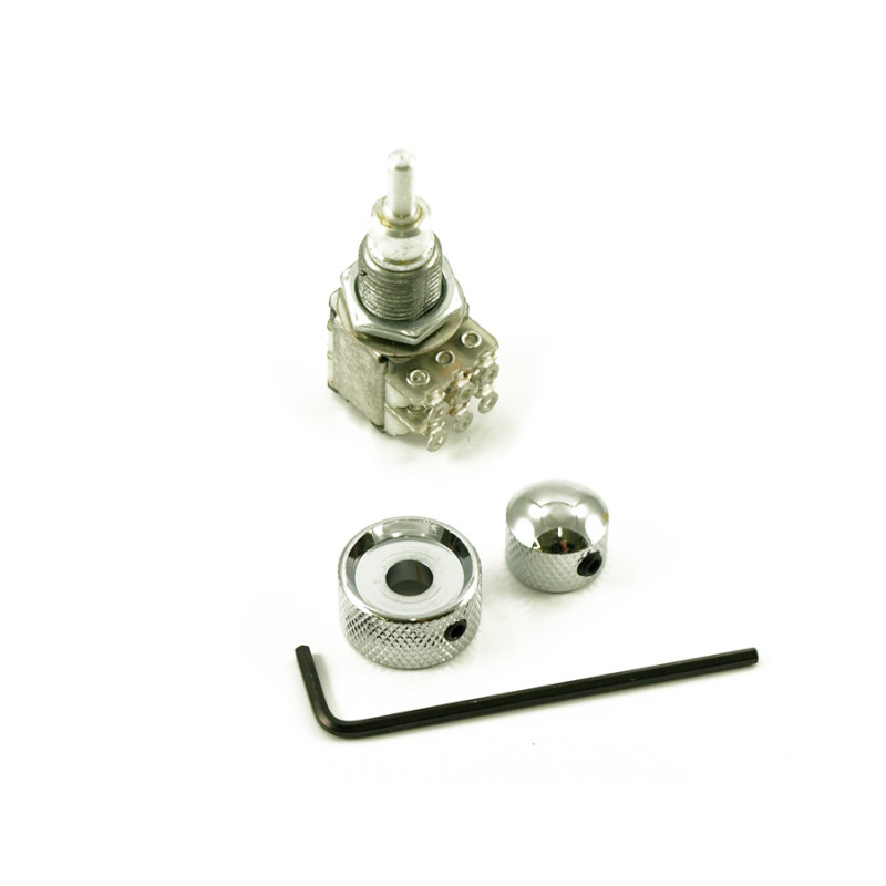 CONCENTRIC POT 500K WITH CHROME KNOBS