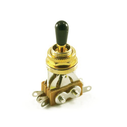 LP® TOGGLE SWITCH GOLD (3 PICKUP) BLACK TIP