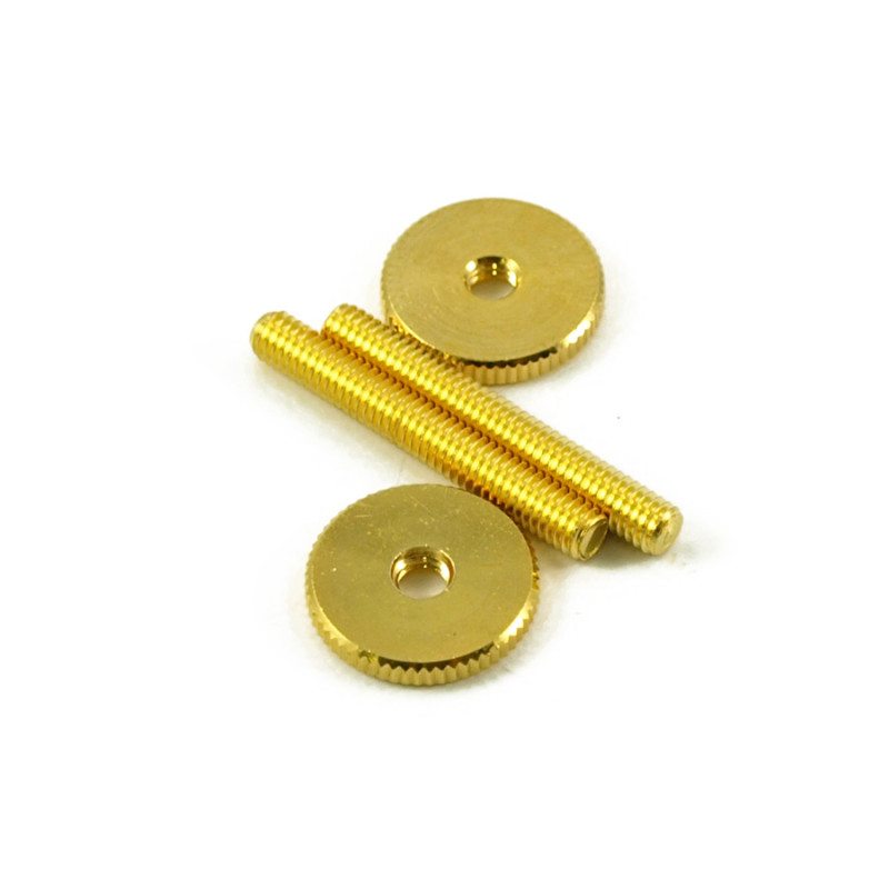 TUNEOMATIC SCREW & WHEEL GOLD PAIR