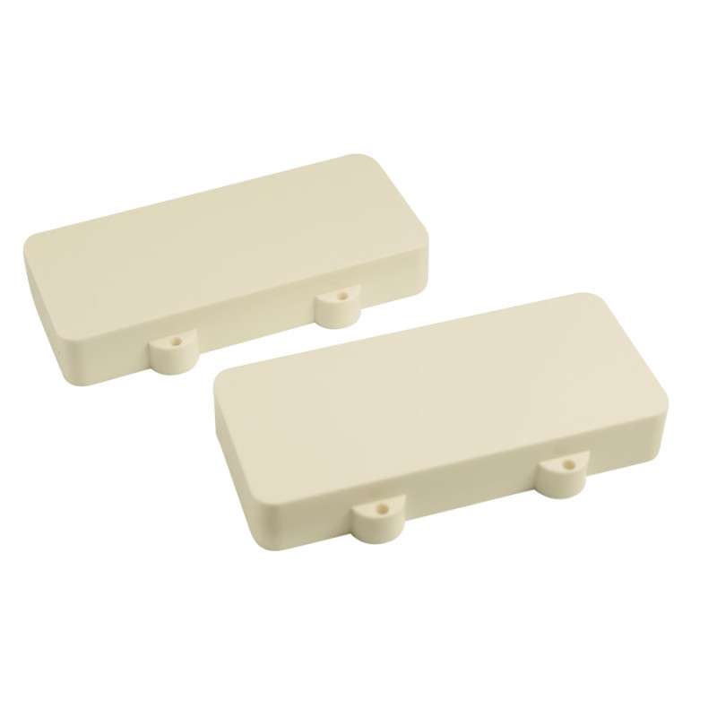 JAZZMASTER® PICKUP COVERS (2) WHITE NO HOLES Guitarparts.dk