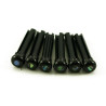 BRIDGE PINS SORT 3MM ABALONE DOT  6 stk