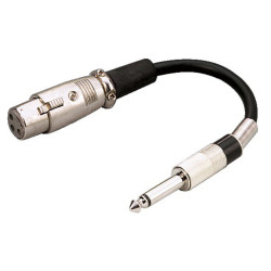 MCA-15/1 XLR-jack kabel 15cm