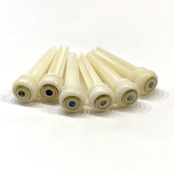 6-Bone bridge pins 2mm abalone bras ring