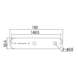 Control plate for Telecaster®