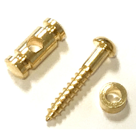 String guide for guitar - barrel Gold