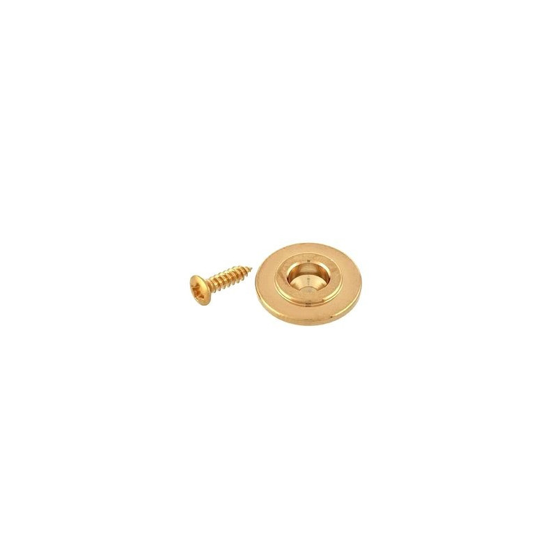 String guide for bass - round Gold