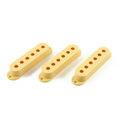 SINGLE COIL PICKUP COVER CREAM (SET OF 3)