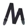 RIBBED COTTON STRAP BLACK