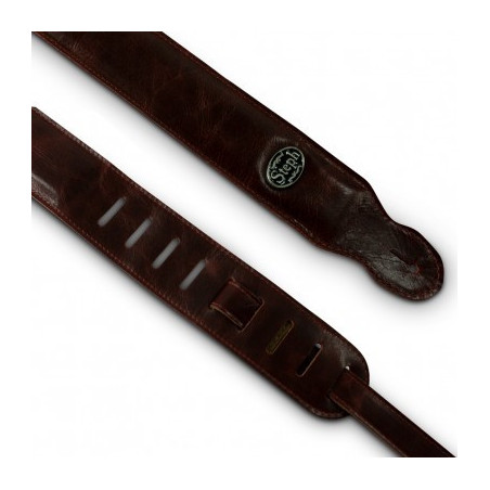 STEPH Distressed Cowhide Soft Padded Strap