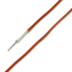 Orange - Gavitt Single Conductor Vintage Cloth Wire