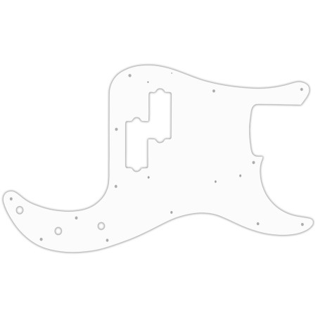 Custom Thin Pickguard For Fender 1962-1964 style Precision Bass