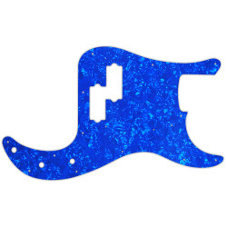 Custom 3 layer blue pearl Pickguard For Fender style 1962-1964 Precision Bass