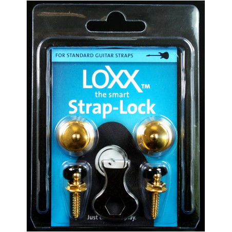 Strap lock system LOXX® Box Music - Gold