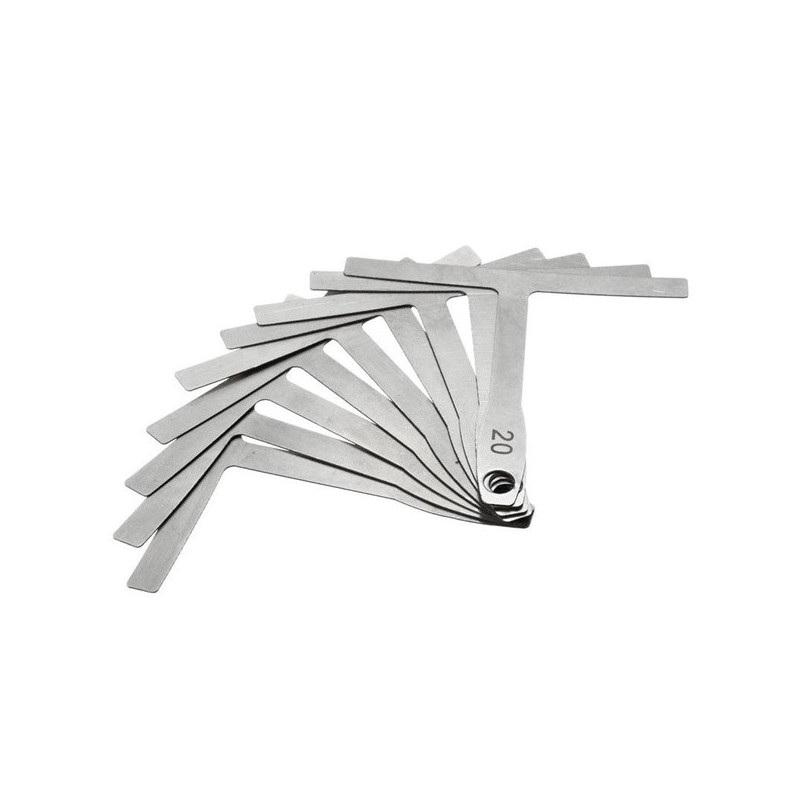 Fretboard Radius Gauge 9 pcs