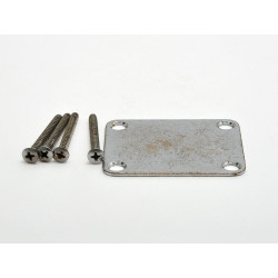 Relic F-Type Neck Plate / Aged Chrome