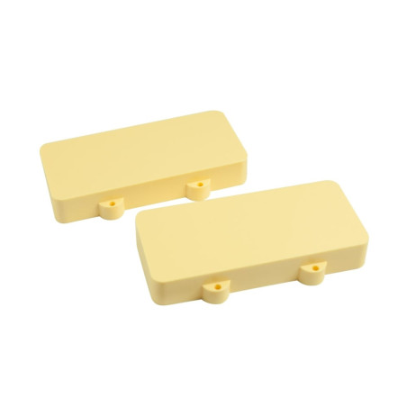 JAZZMASTER PICKUP COVERS IVORY - NO POLEPIECE HOLES (1)