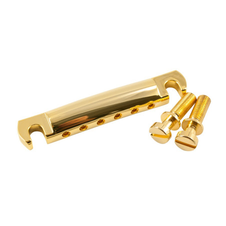 KLUSON GOLD LIGHTWEIGHT STOP TAILPIECE ALUMINIUM (USA MADE)