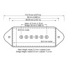 P-90 PICKUP COVER SET CREAM