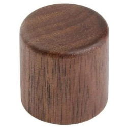 Flat Top Dome Knobs Mahogany