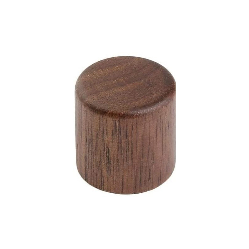 Flat Top Dome Knobs Mahogany