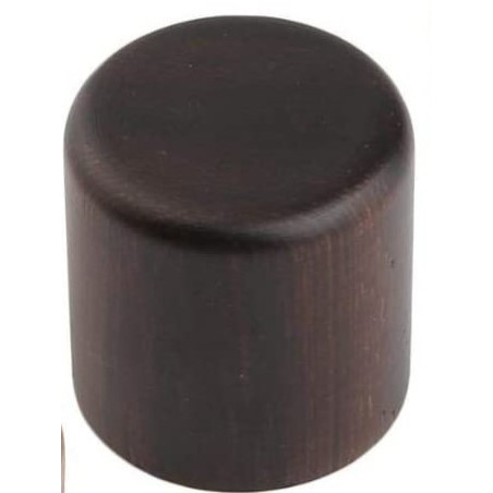 Flat Top Dome Knobs Walnut