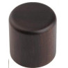 Flat Top Dome Knobs Walnut