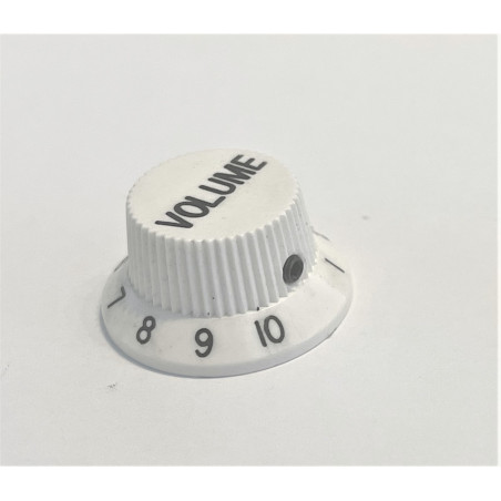 Volume Knob white set scr