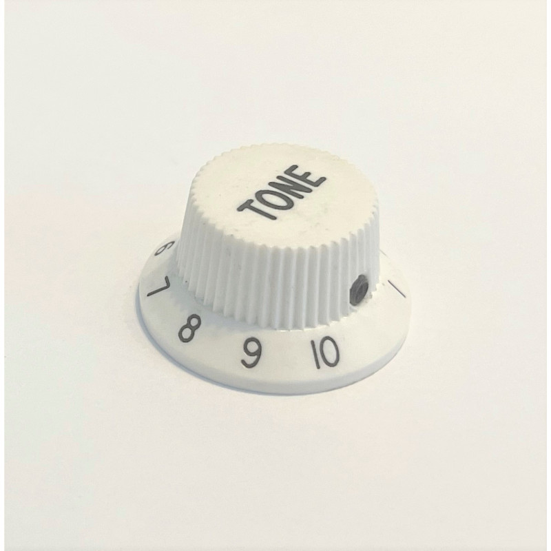 Tone Knob white set scr