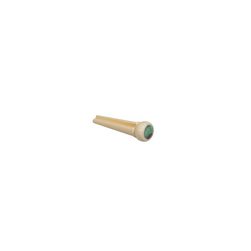 Bridge Pins, Plastic, Ivory, 5mm Pearloid Dot