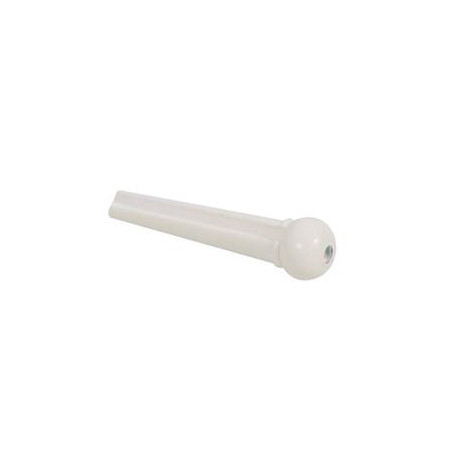 Bridge Pins, White, 3mm Pearloid Dot