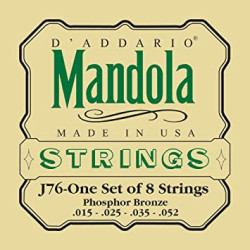 D'Addario Mandola Strings Set, J76 Phosphor Bronze