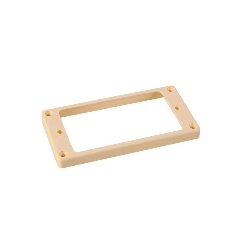 Humbucker Frame 7 to 9mm height, Flat Bottom Slanted top, Ivory