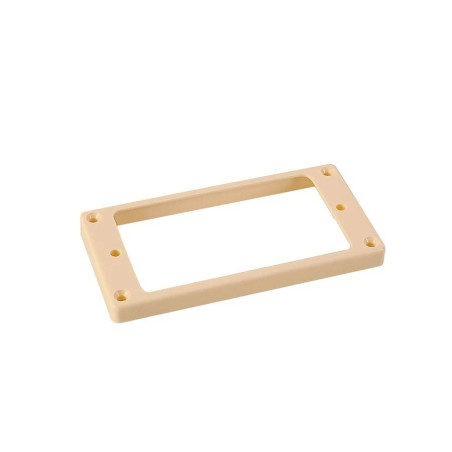 Humbucker Frame 7 to 9mm height, Flat Bottom Slanted top, Ivory