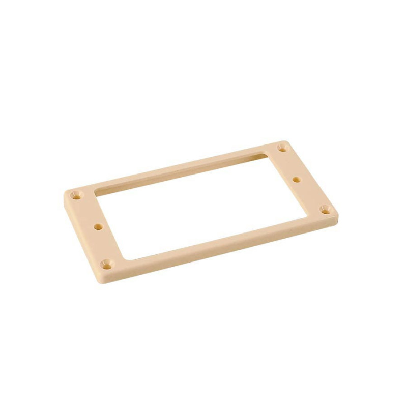 Humbucker Frame 5 to 7mm height, Flat Bottom Slanted top, ivory