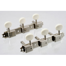 VINTAGE STYLE TUNERS 3X3 KEYS NICKEL