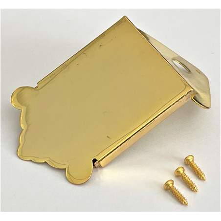 MANDOLIN TAILPIECE PLAIN GOLD