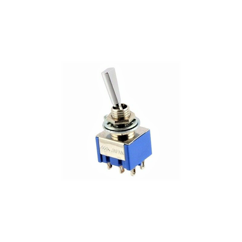 mini toggle switch 2-way, on-on, nickel