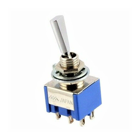 mini toggle switch 2-way, on-on, nickel