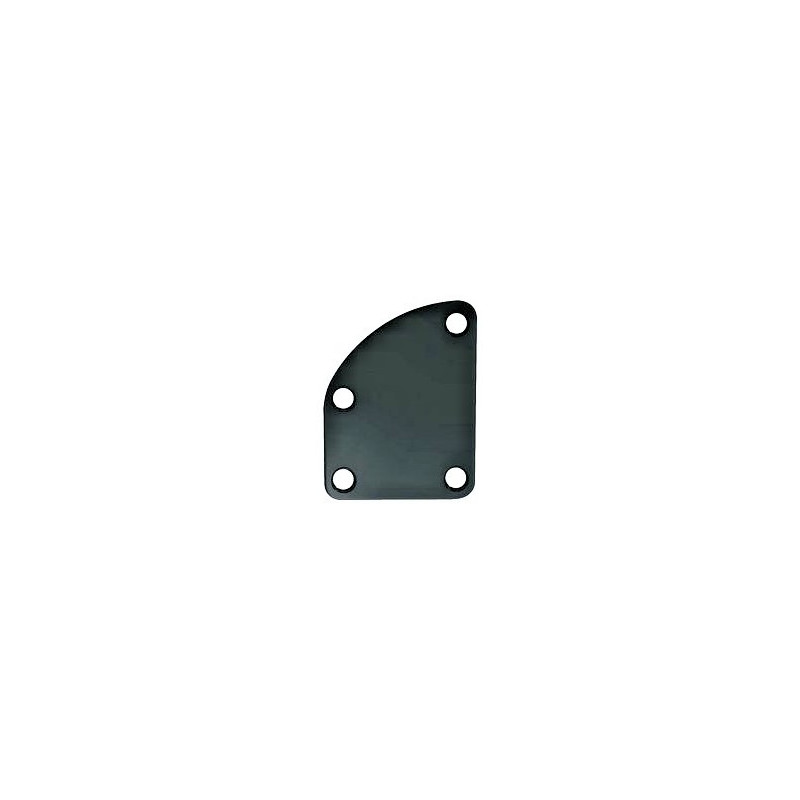 Contoured neck mounting plate Black