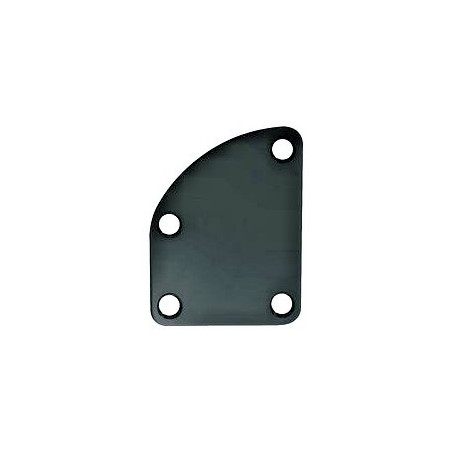 Contoured neck mounting plate Black