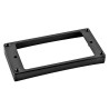 Humbucker Frame,10 to 11mm height, curved bottom slanted top, Black