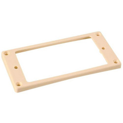 Humbucker Frame,5 to 7mm height, curved bottom slanted top, Ivory