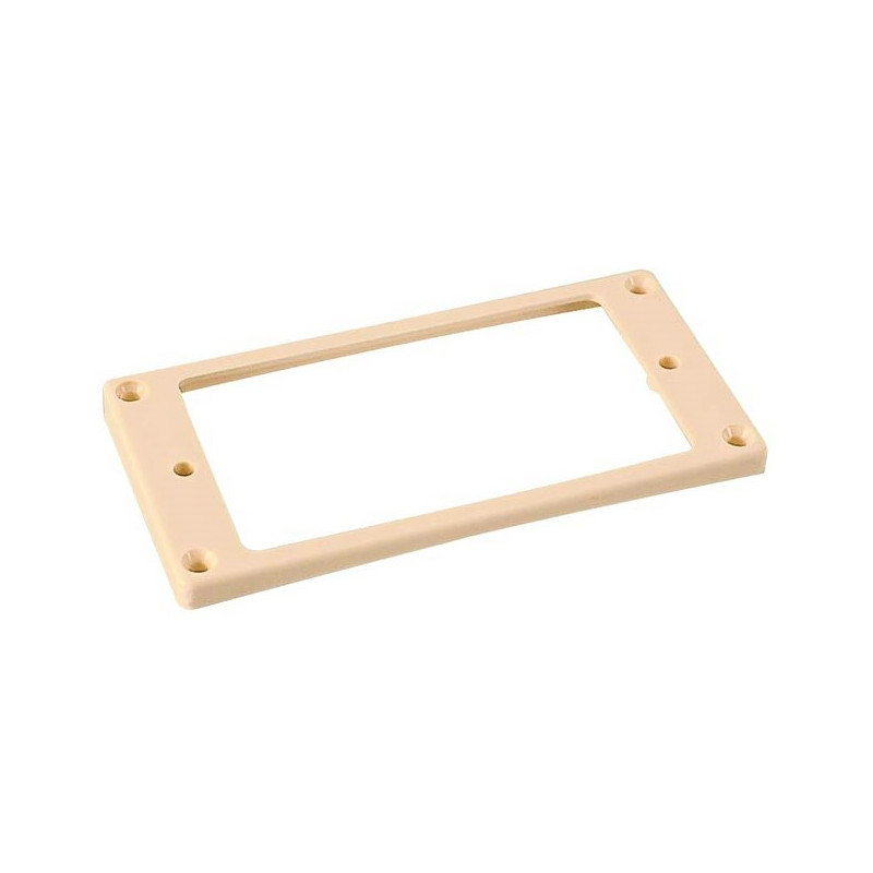 Humbucker Frame,5 to 7mm height, curved bottom slanted top, Ivory