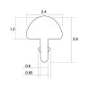 Hosco Japan packaged precut stainless-steel fretwire