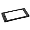 Humbucker Frame,5 to 7mm height, curved bottom slanted top, Black