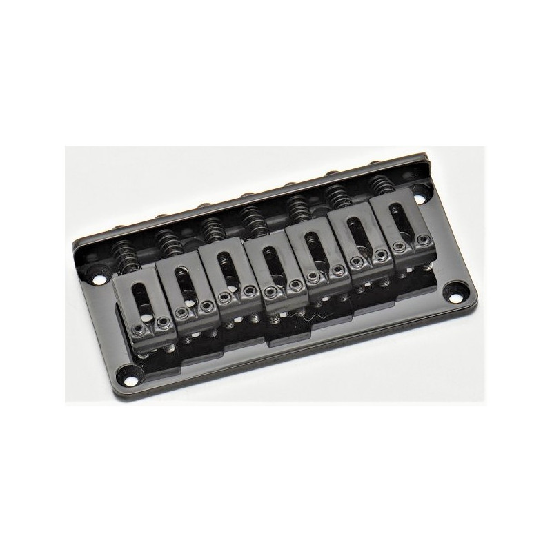 "Modern" Hardtail Bridge / 7-String, Black Chrome
