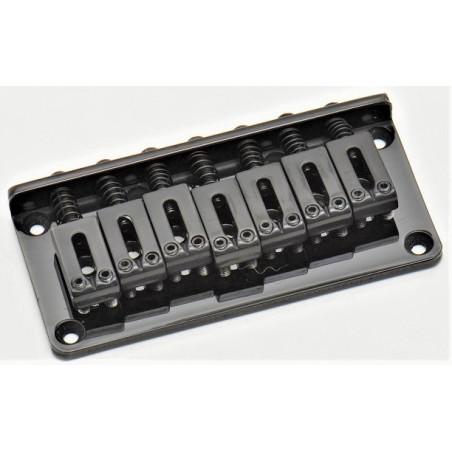 "Modern" Hardtail Bridge / 7-String, Black Chrome