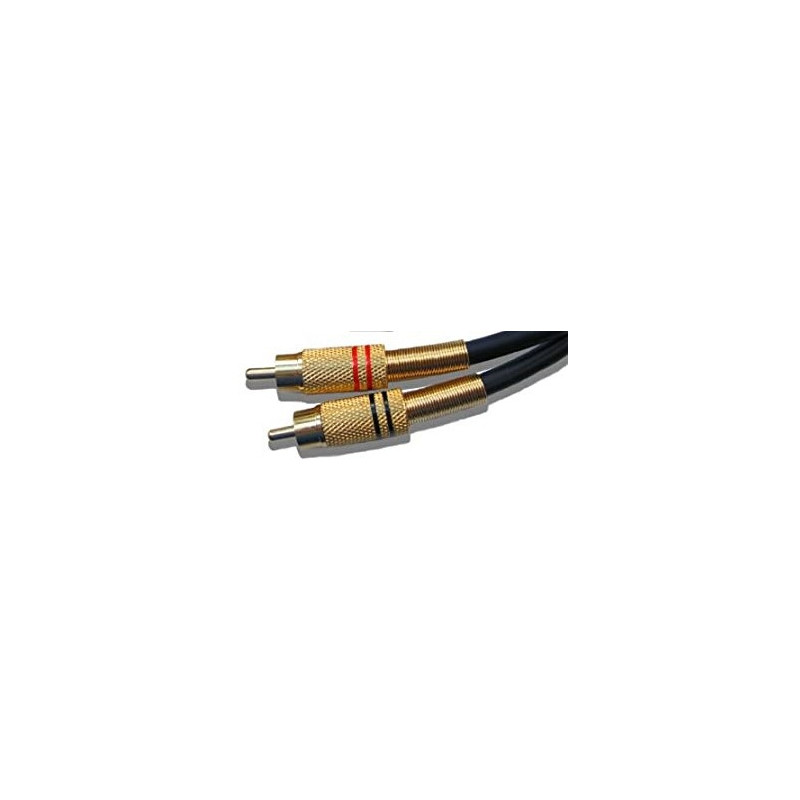 Forstør Phono Kabel 24K Gold 5.0m