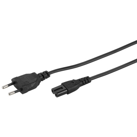 Power Cable  Euro 8-tals hunstik 1.2m