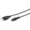 Power Cable  Euro 8-tals hunstik 1.2m